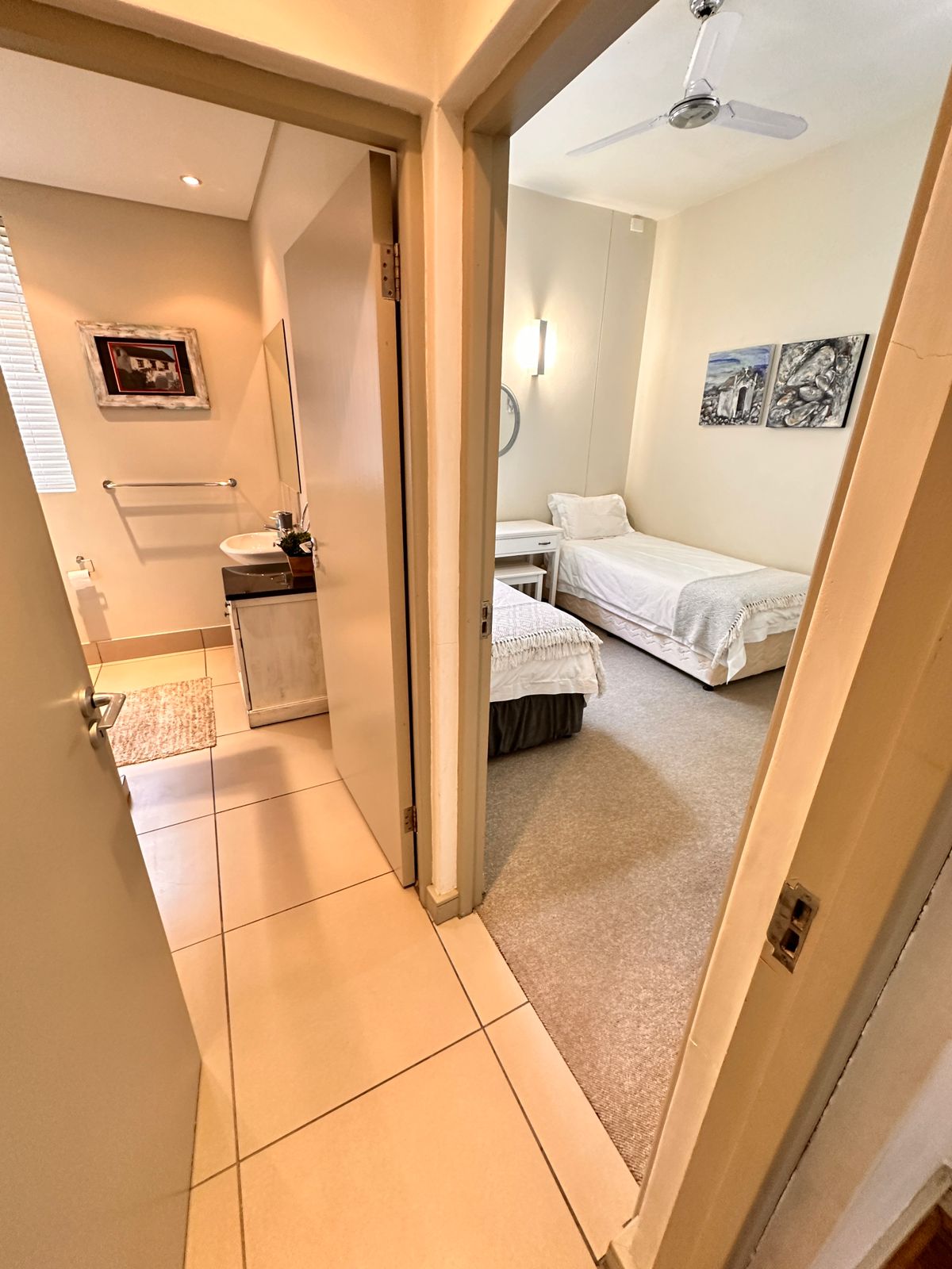 Entrance into Family bathroom and second bedroom