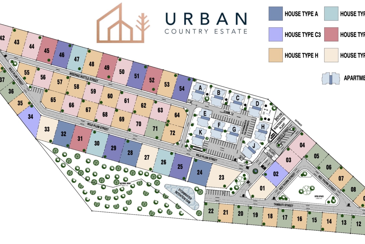 Urban Country Estate Sale Map
