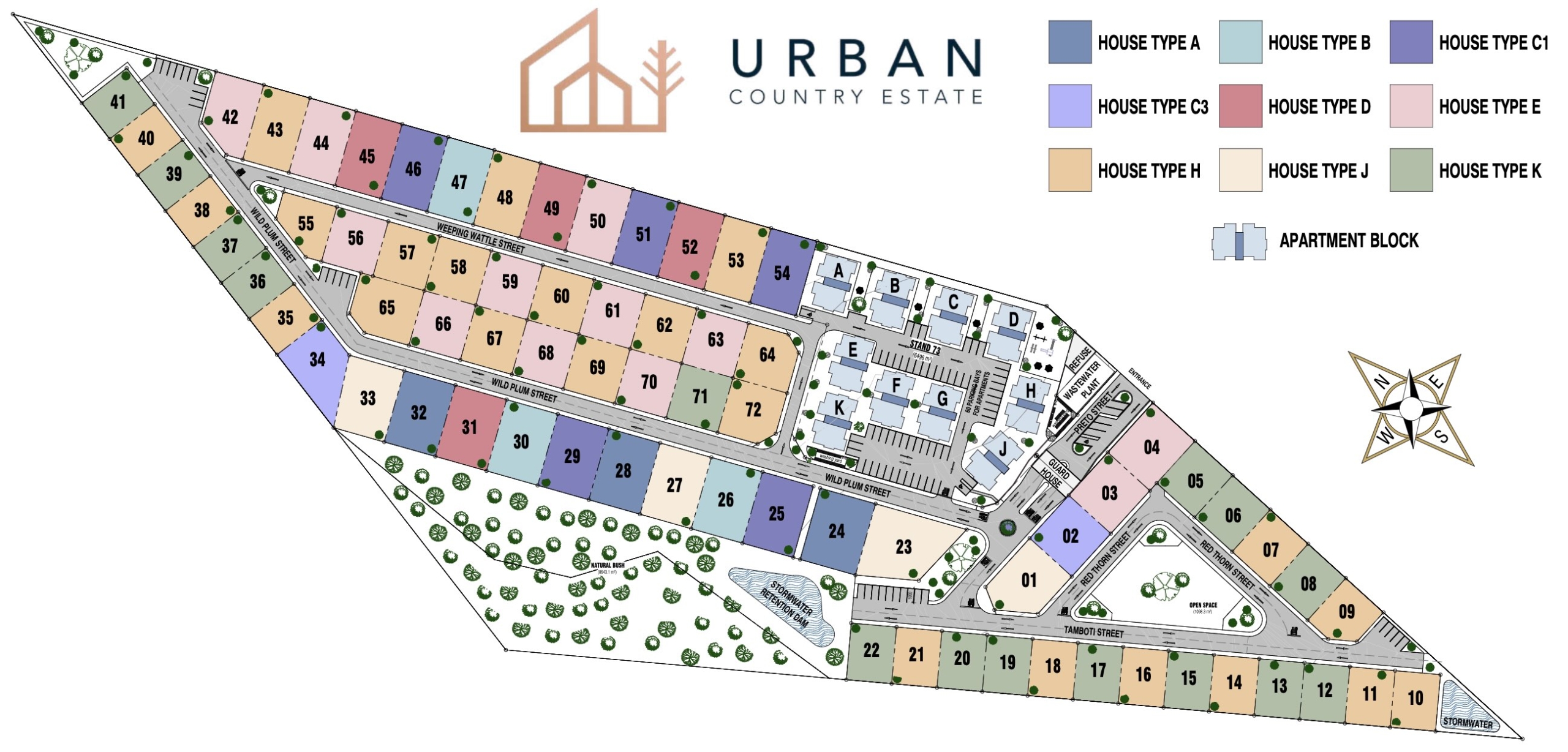 Urban Country Estate Sale Map